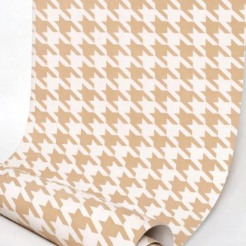 Houndstooth Honey Wallpaper - TTDS