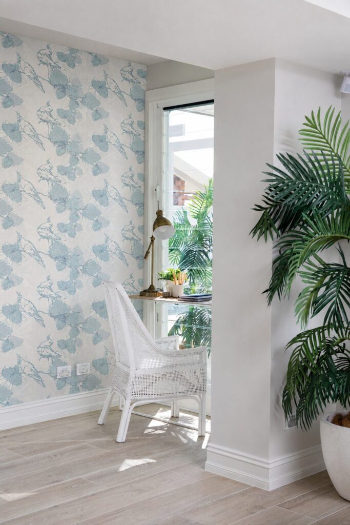 Desert Rose Bell Blue Wallpaper - Image 2