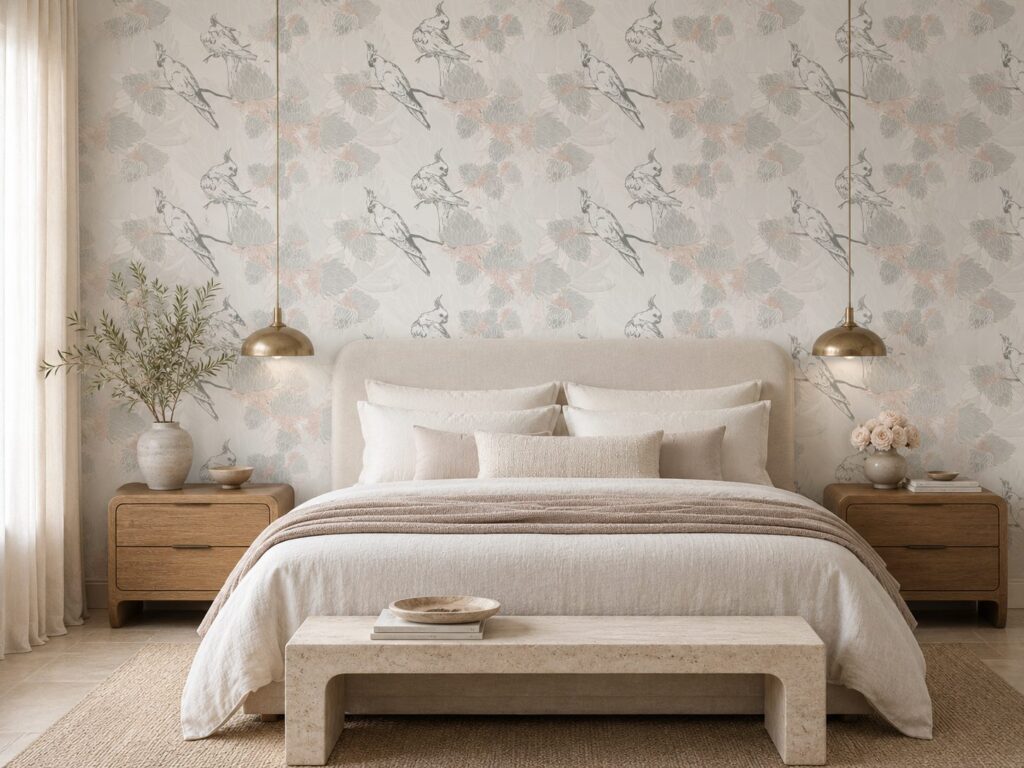 Desert Rose Olive Grove Wallpaper - Image 4