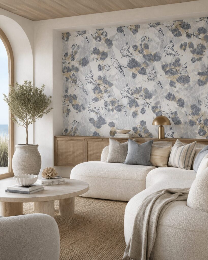 Desert Rose Riverbank Wallpaper - Image 3