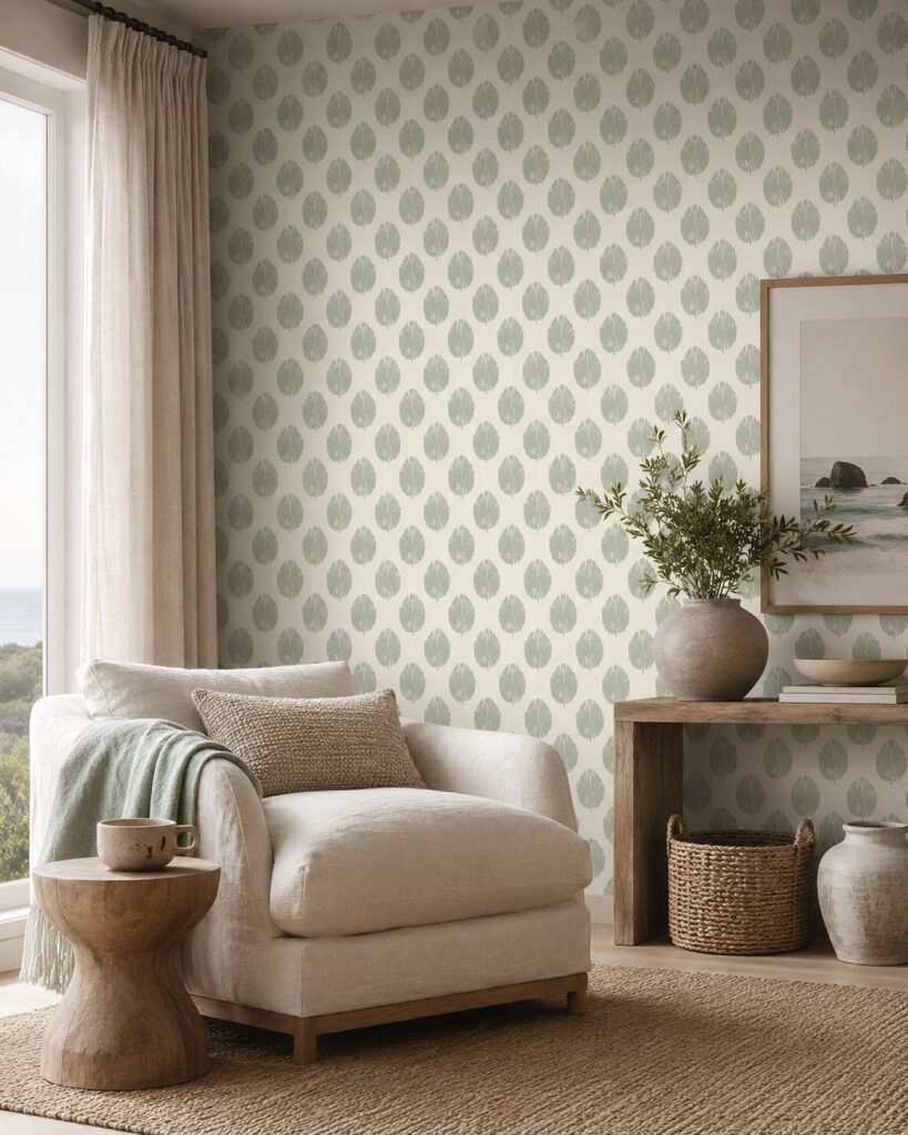 Fans Seafoam Wallpaper - Image 3
