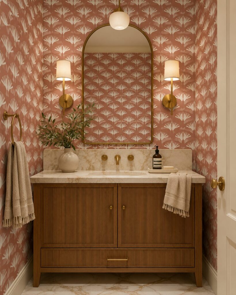 Moth Spanish Villa Wallpaper - Image 4