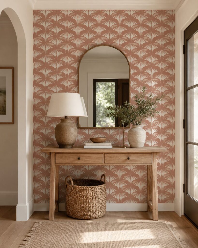 Moth Spanish Villa Wallpaper - Image 2