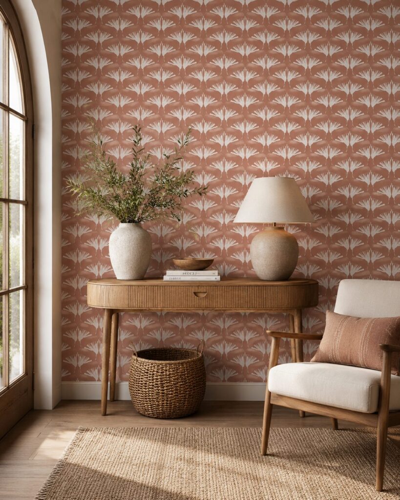 Moth Spanish Villa Wallpaper - Image 6