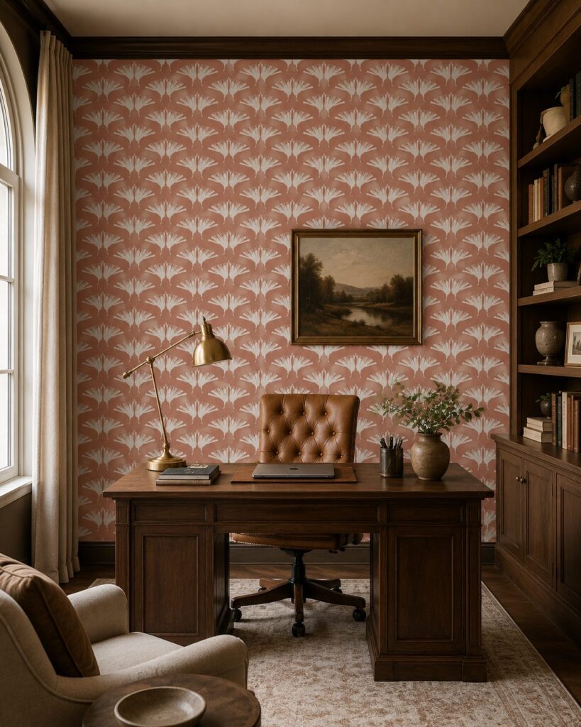 Moth Spanish Villa Wallpaper - Image 5