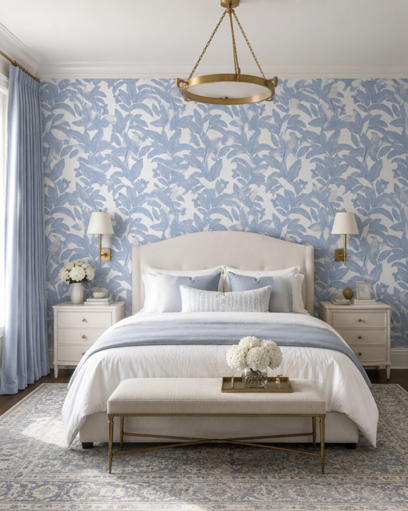 Pheasant Classic Blue Wallpaper - Image 3