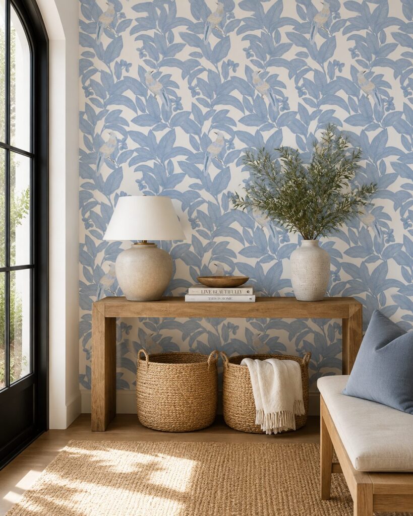 Pheasant Classic Blue Wallpaper - Image 5