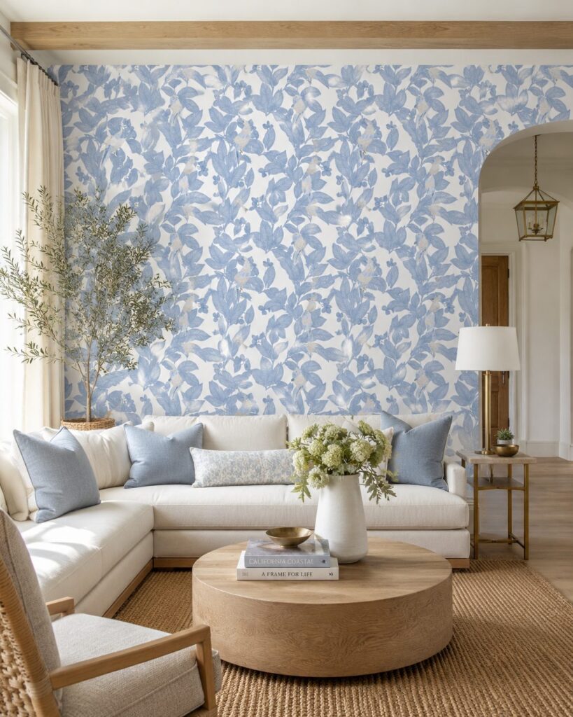 Pheasant Classic Blue Wallpaper - Image 6