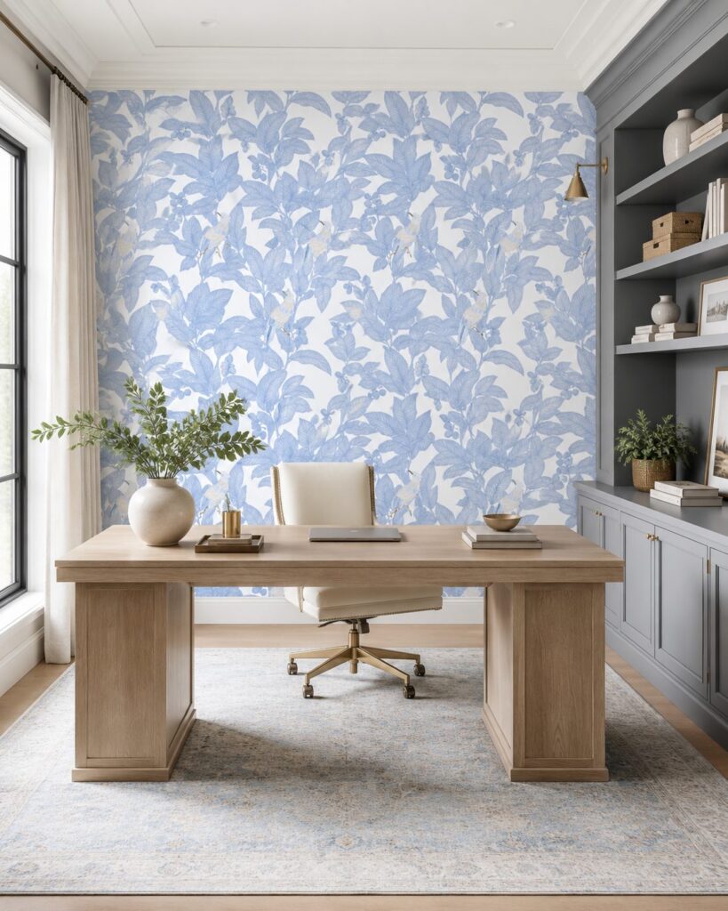 Pheasant Classic Blue Wallpaper - Image 8