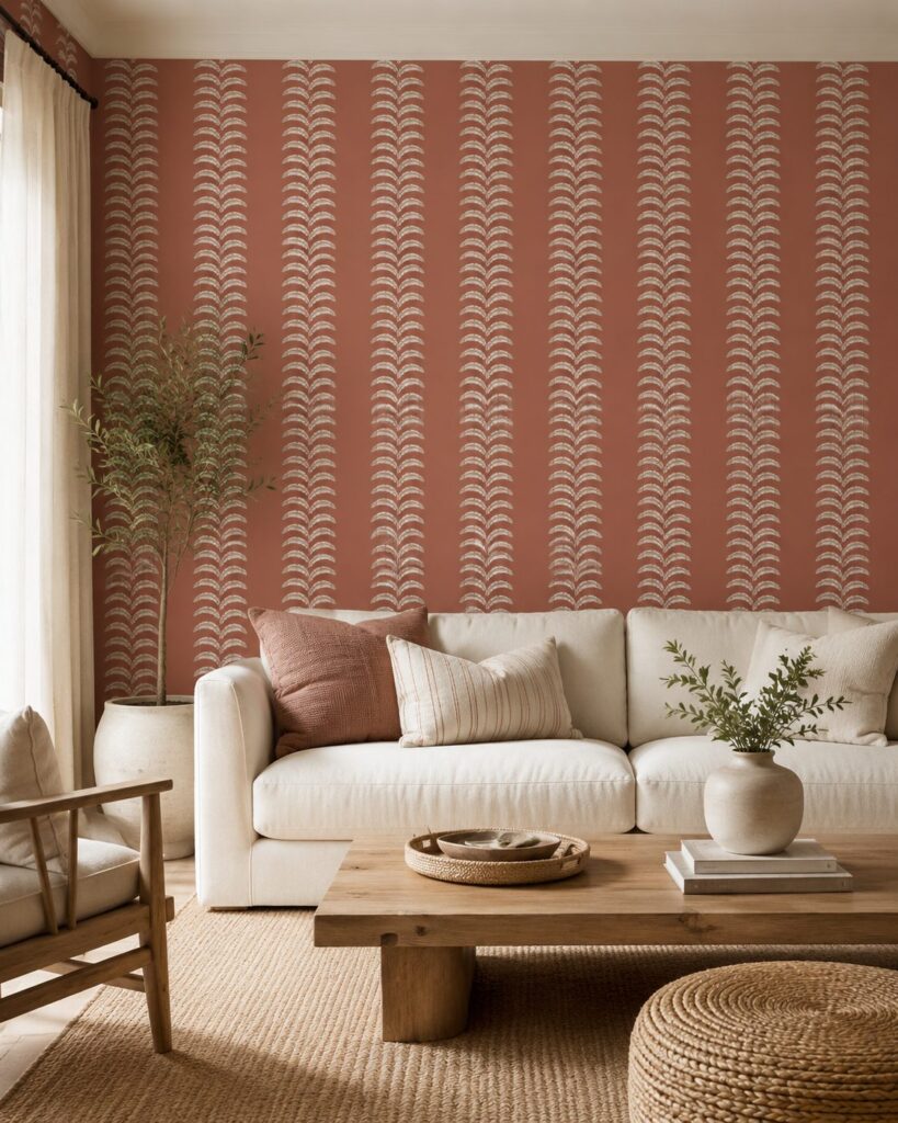 Travellers Palm Ginger Spice Wallpaper - Image 6